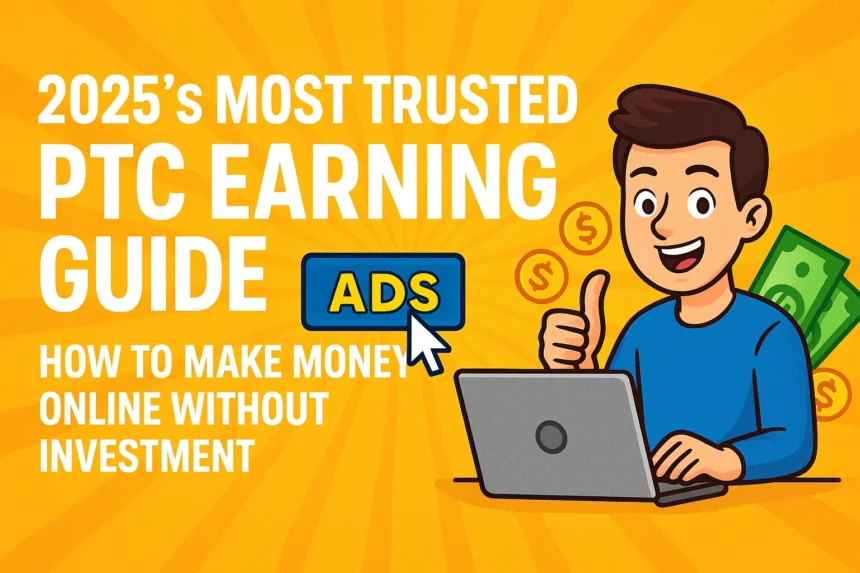 2025's Most Trusted PTC Earning Guide How to Make Money Online Without Investment