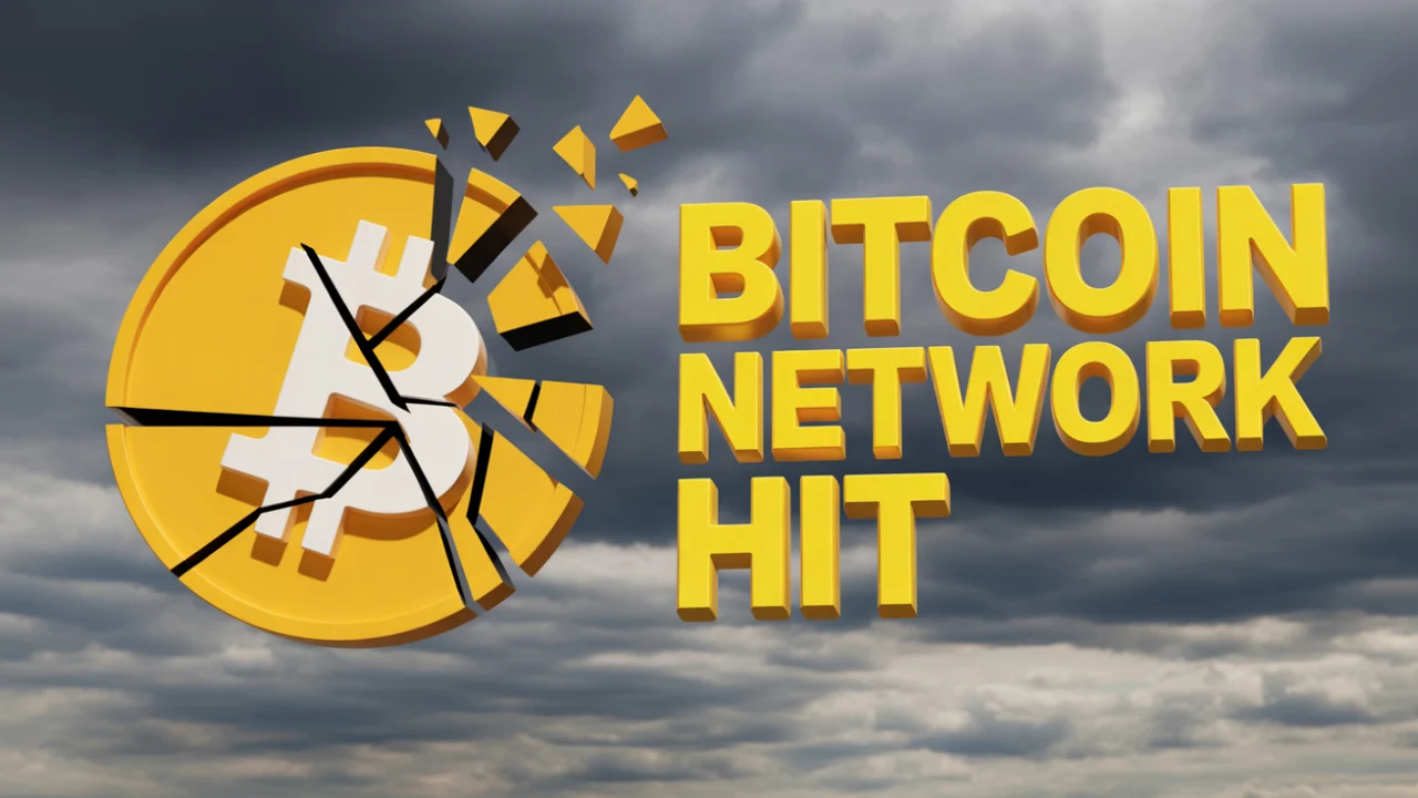 Bitcoin Network Hit Hard Hashrate Plunges 15% in Sharpest Drop Since 2021