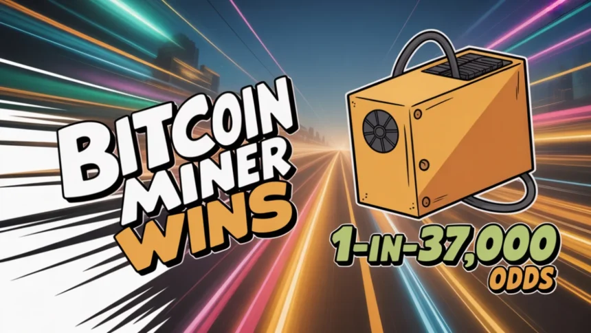 Solo Bitcoin Miner Beats 1-in-375,000 Odds