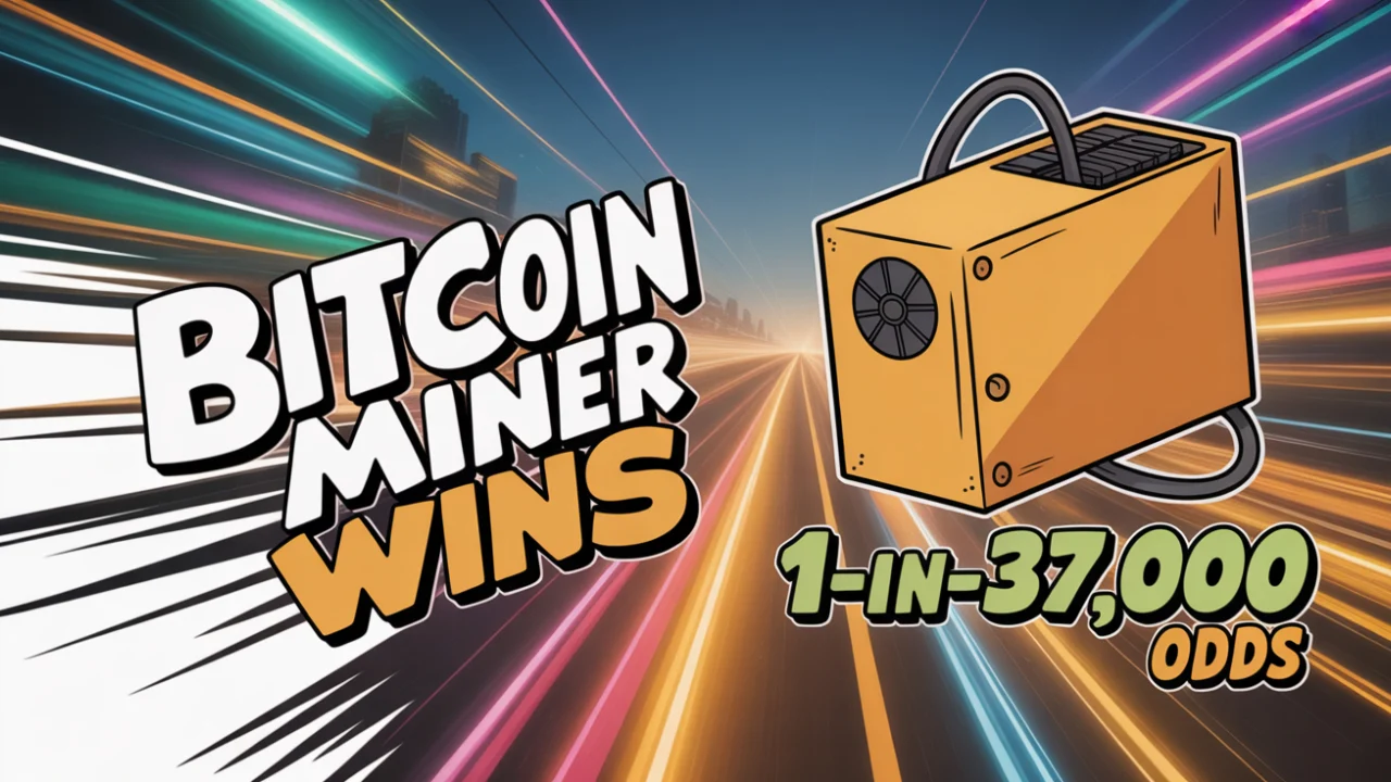 Solo Bitcoin Miner Beats 1-in-375,000 Odds